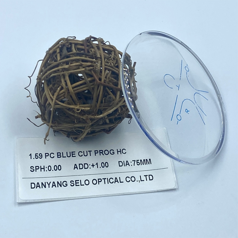 1.59 Mavi Blok PC Progresif Lens HMC/SHMC