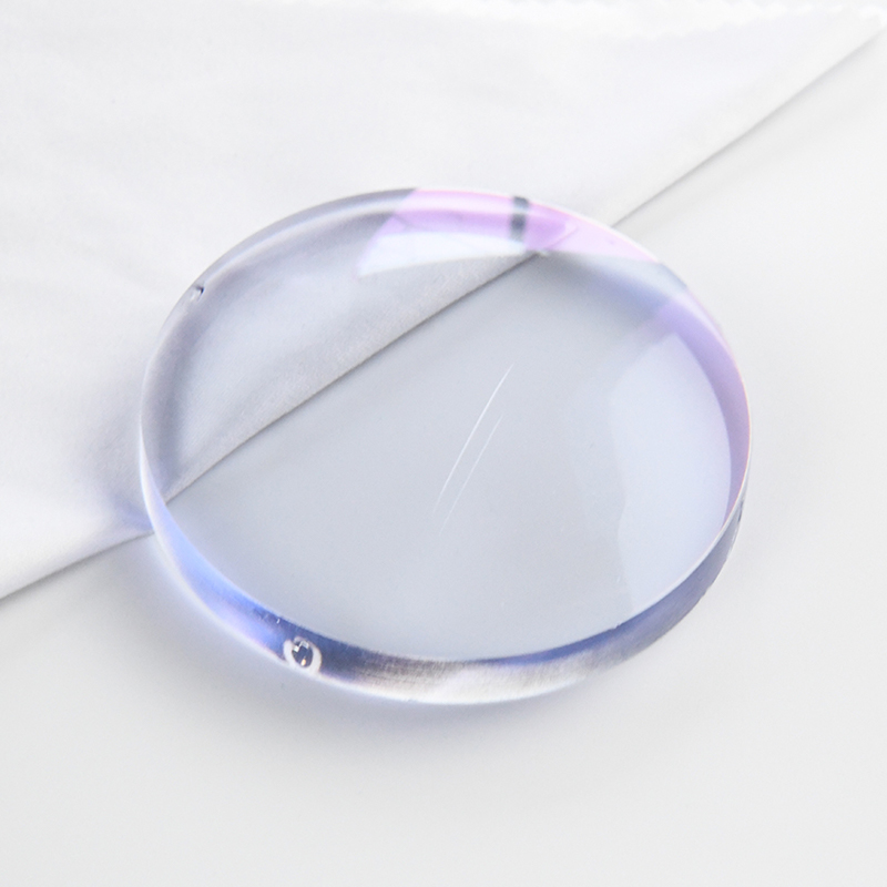 1.60 Yarı Mamul Mavi Blok Tek Odaklı Lens